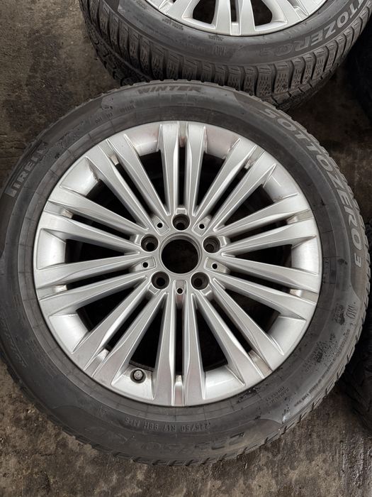 Jante Aliaj 17" Mercedes cu Anvelope Iarna Pirelli