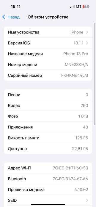 Iphone 13 pro green 128gb