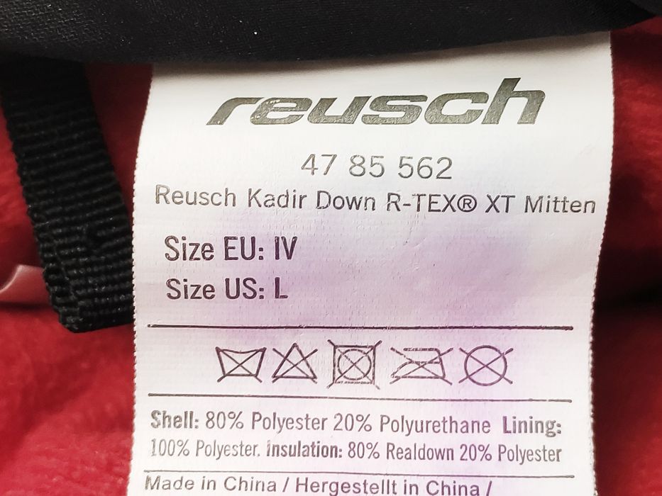 Manusi copii  cu puf Reusch,. Marime 4