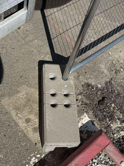 Gard mobil imprejmuire santier, provizoriu