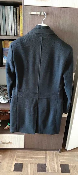 Мъжко черно палто Paruchev