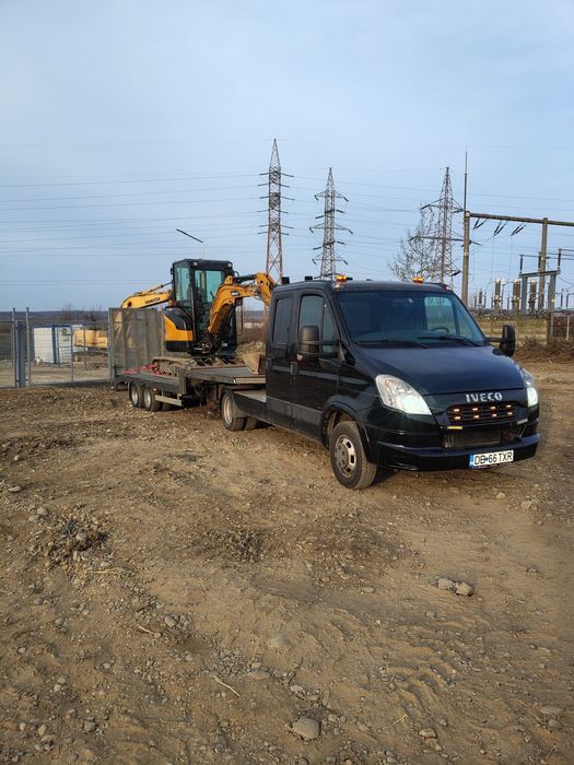 MINITIR Iveco 12T Ansamblu Transport Utilaje