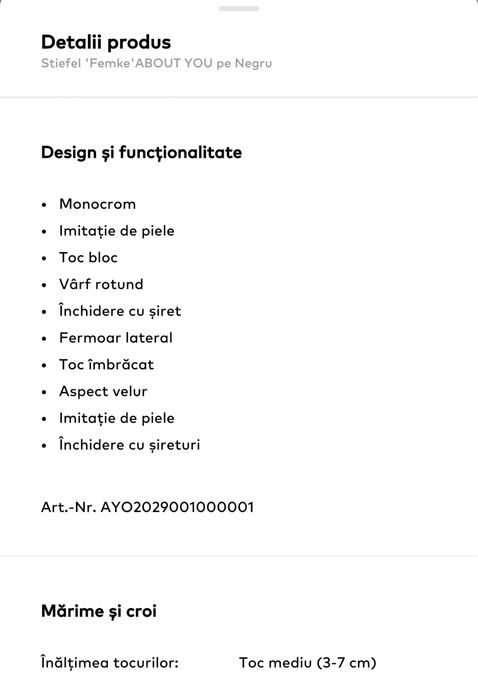 Cizme dama piele ecologica