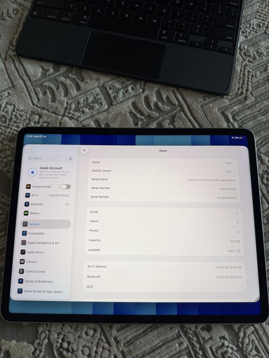 Ipad Pro 12.9 512gb m2