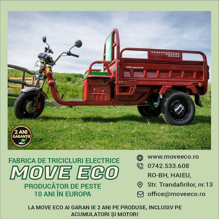 Triciclu electric persoane adulte - Cargo 500 EEC 60/45 - Basculabil