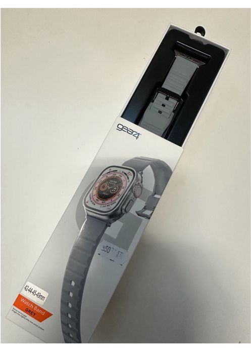 Curea TPU Silicon Striatii Ceas Apple Watch Iphone Husa Folie Sticla