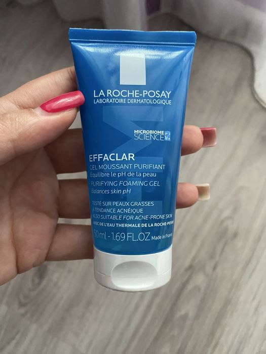 La Roche-Posay Effaclar Измиващ гел за лице, 50 мл