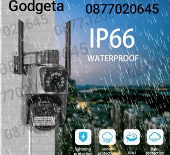 Камера iCsee 12MP двойна smart камера външна WIFI  влагоустойчива