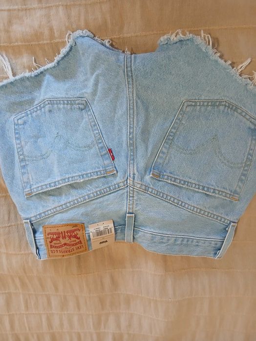 Levi's 501 къси дънкови панталонки, 25номер, с етикет
