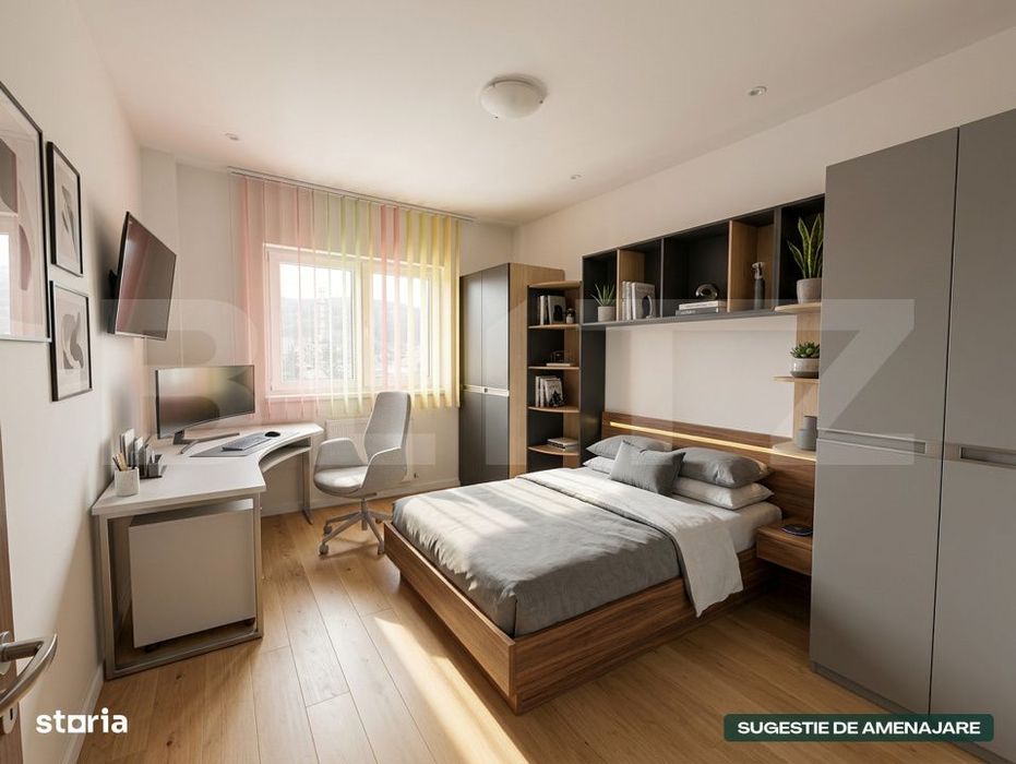 Apartament cu 4 camere, 2 bai si 2 locuri de parcare, Astra