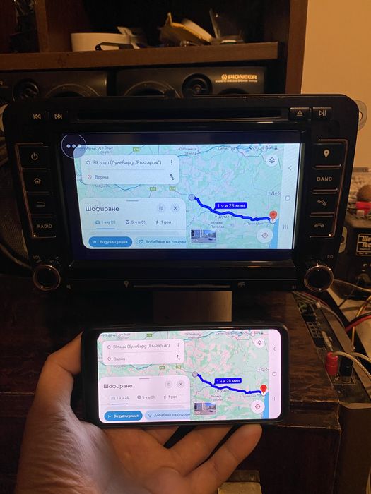 Авто радио АНДРОИД с Bluetooth USB GPS за VW Golf, Passat, Seat, Skoda