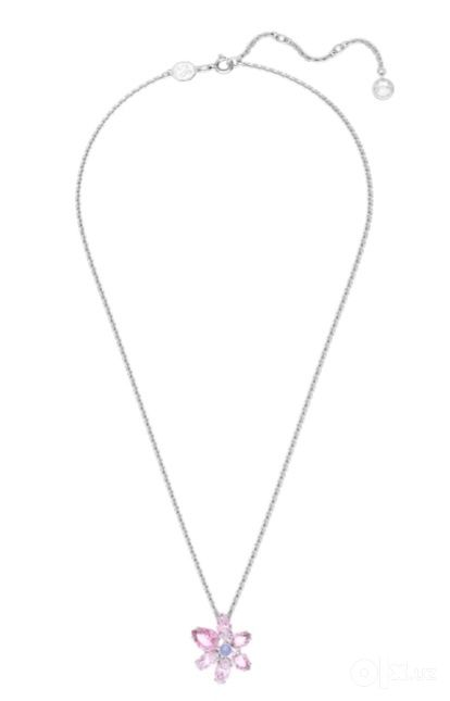 Розовый Кулон Swarovski Gema