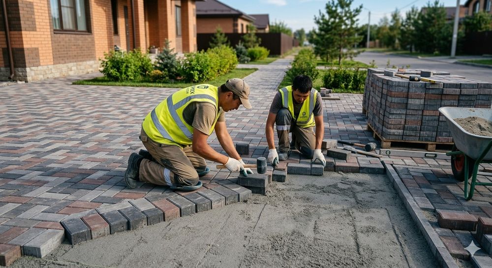 Укладка брусчатки под ключ