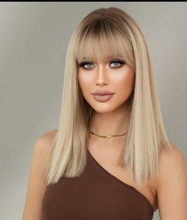 Перуки полусинтетика