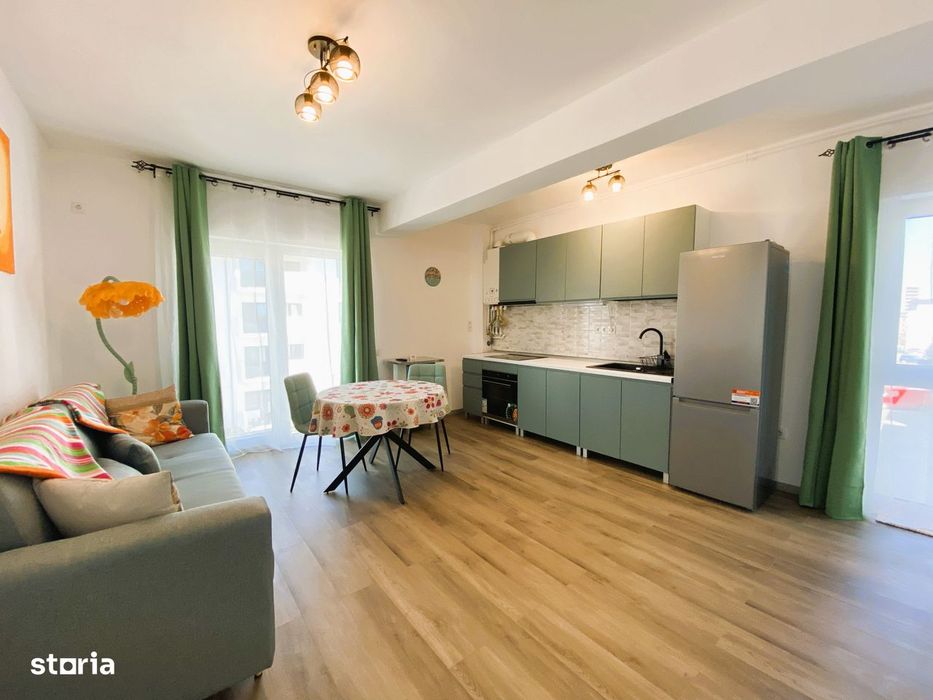 Apartament nou la prima inchiriere cu 2 camere pe Dna Stanca