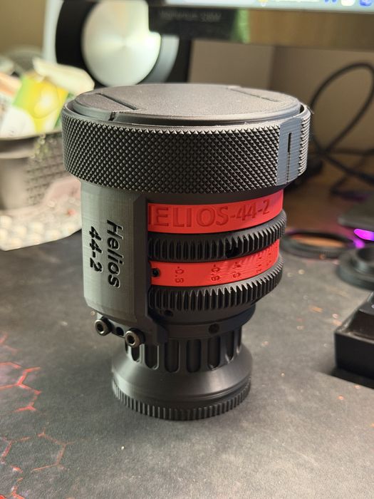 Vand carcasa printata 3d pentru obiectivul Helios 58 mm f2 (44-2 si 44-4)