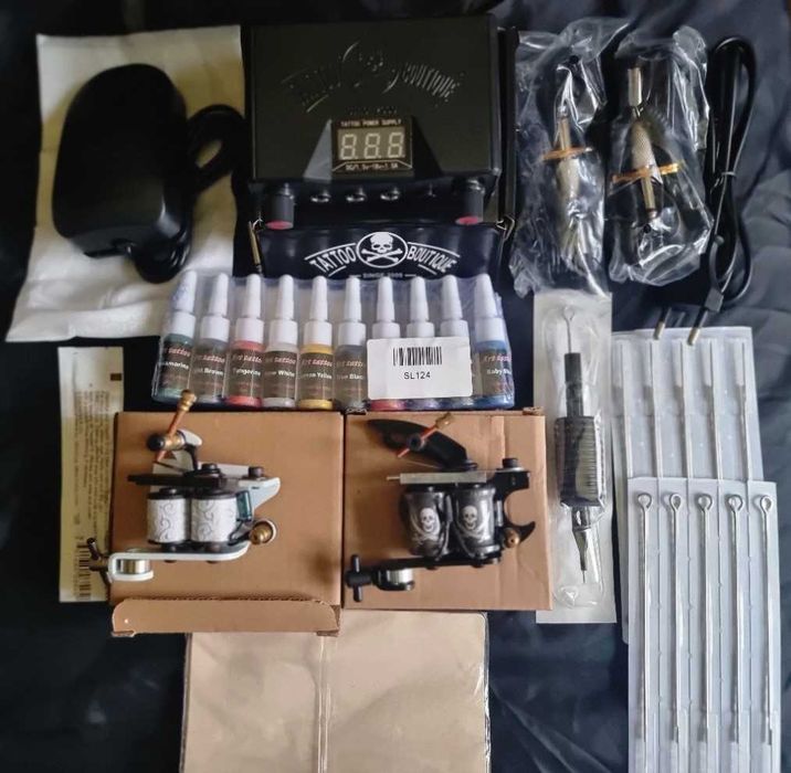 Set complet tatuaje/kit tattoo