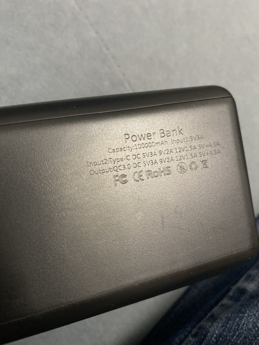 Power Bank 100000 mAh 100W