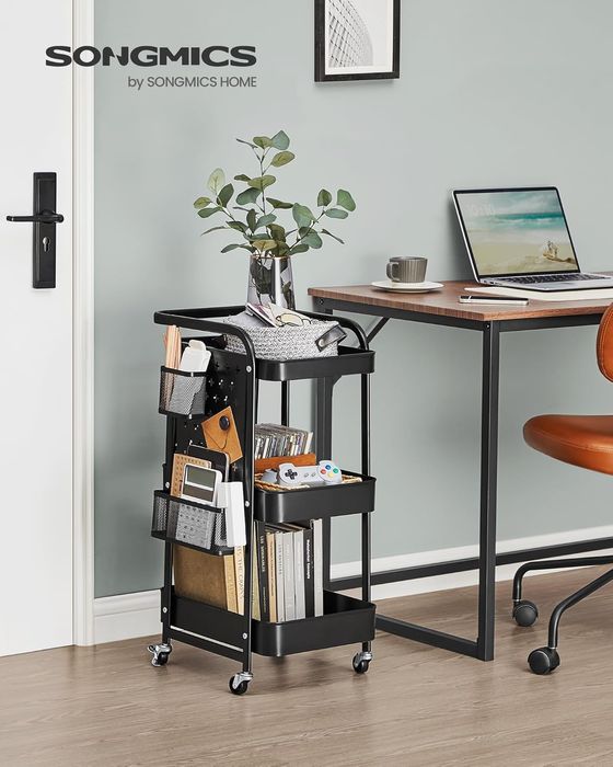 Помощна масичка на колела, органайзер на колела