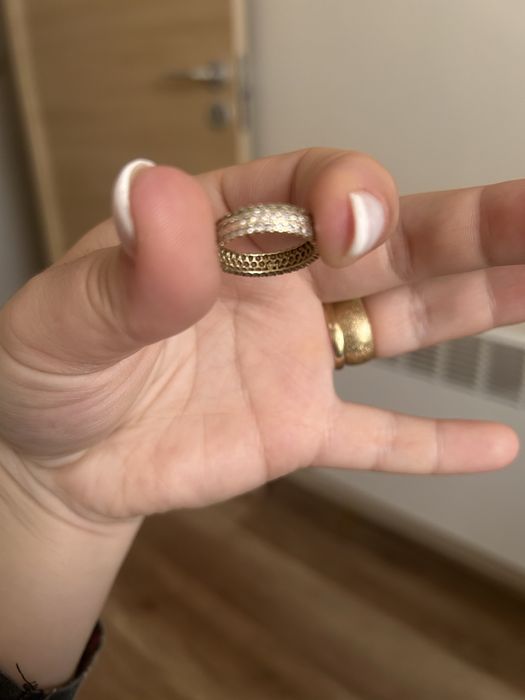 Златен пръстен халка  14 к