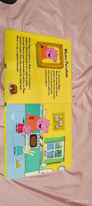 Carte puzzle Peppa Pig