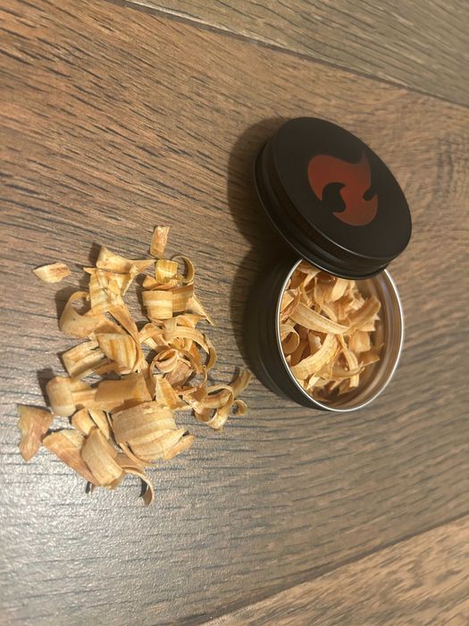 Стърготини/талаш от борина за бързо палене на огън