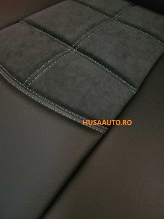 Huse scaun auto Premium,piele ecologica + Alcantara