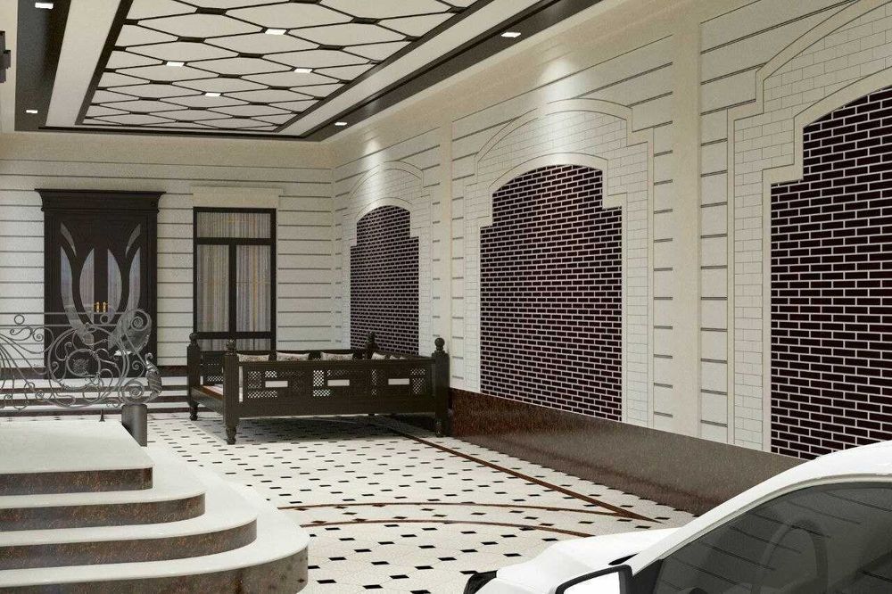 Травертин Дождик оттаченто мармаренно