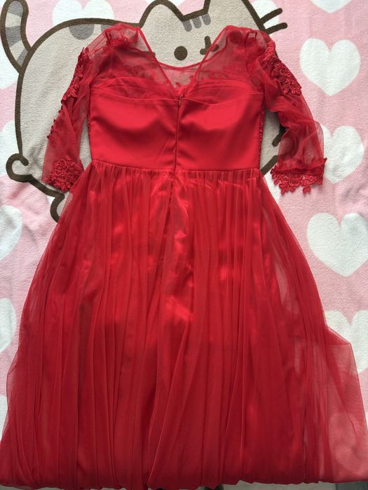 Rochie eleganta rosie