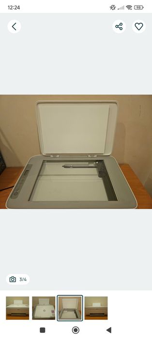 HP Мастиленоструен принтер 3 в 1 Desk .Jet 2820E цв, плюс подарък