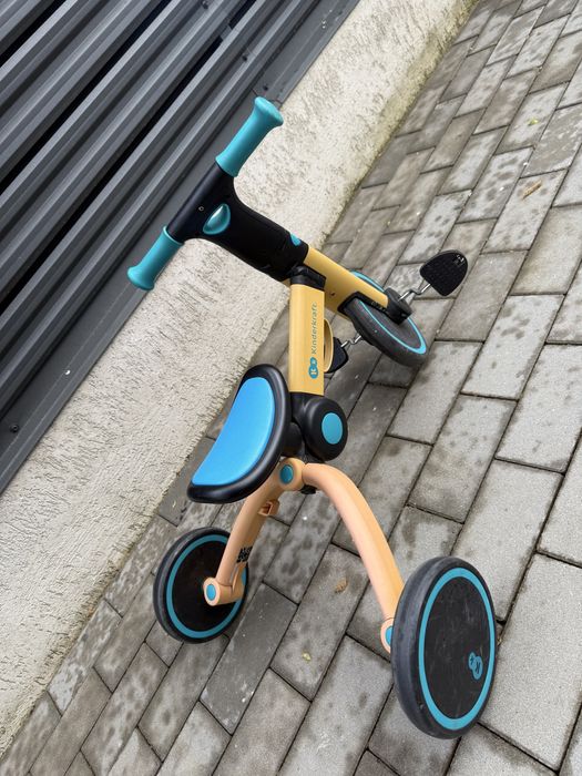 Tricicleta Kinderkraft 3 in 1 - 4Trike, galben