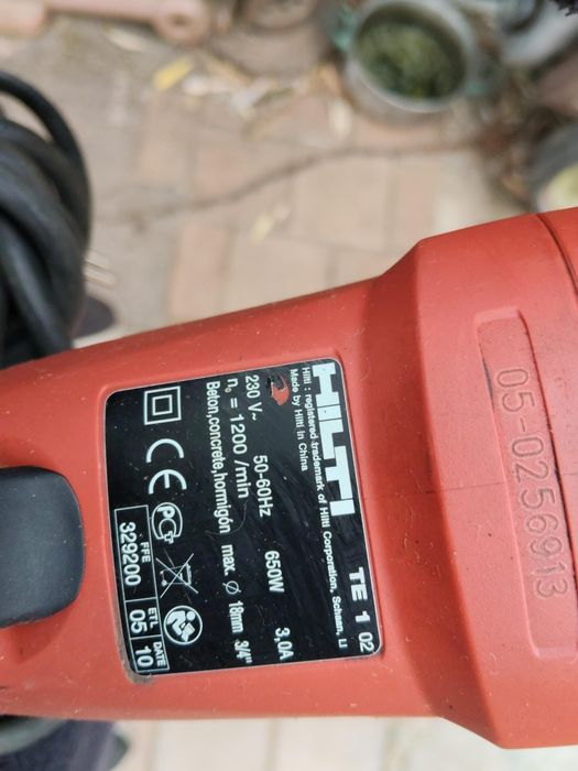 Rotopercutor HILTI TE 1 că și nou