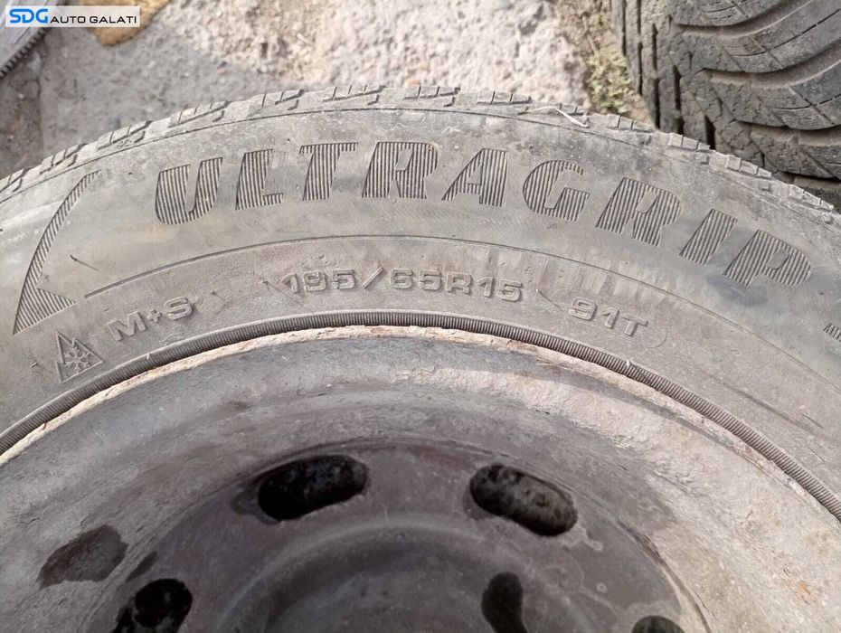 Set 4 Roti Jante Tabla 195 65 15 R15 Peugeot 307 2001 - 2005 [M6542]