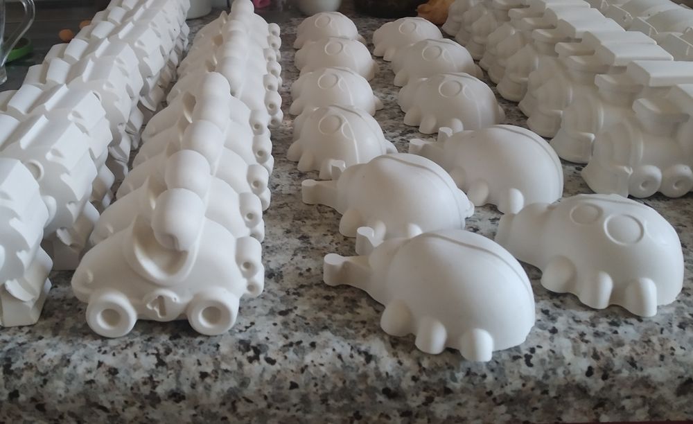 Гипсовые раскраски