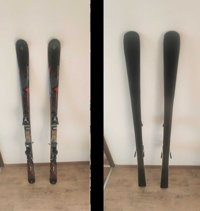 Комплект ски, ски обувки, автомати и щеки