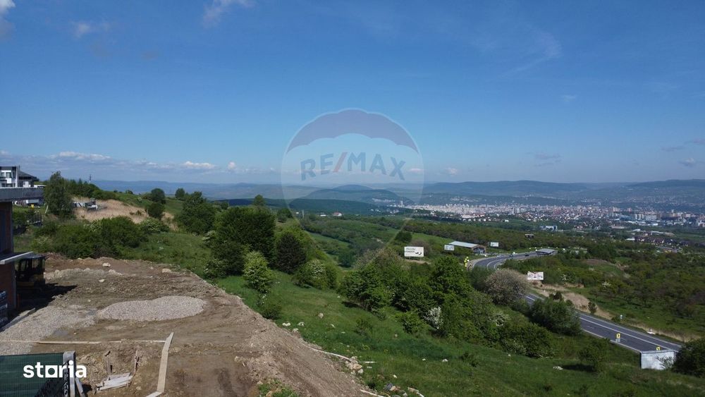 Teren 2685 mp cu panoramă Feleacu. Proiect rezidențial