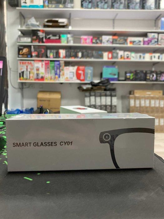 Умные очки Smart Glasses CY01 с Bluetooth, съемными линзами и камерой