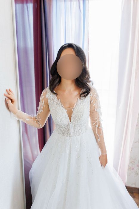 Rochie de mireasă mărimea 38, ca nouă, preț negociabil