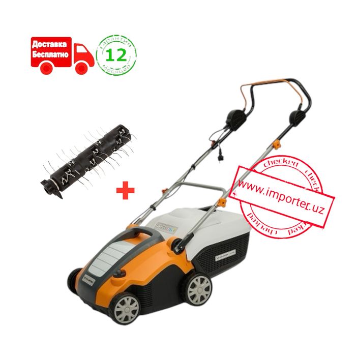 Скарификатор аэратор Villartec (газонокосилка, вертикутер)