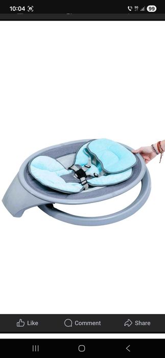 Leagan electric bebelus