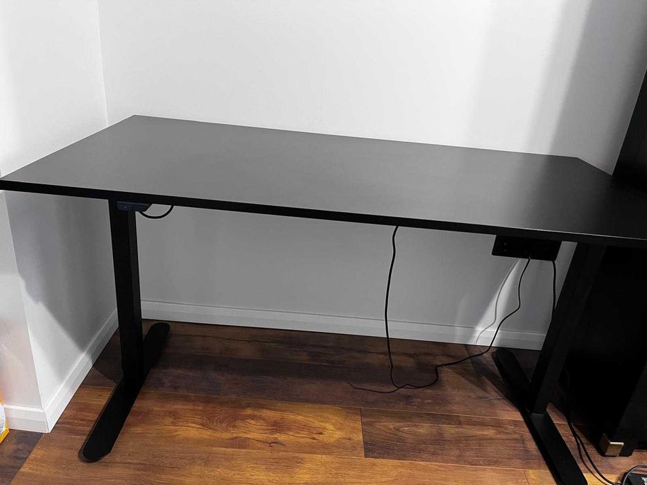 Birou reglabil electric SVANEKE 140x70 cm, negru