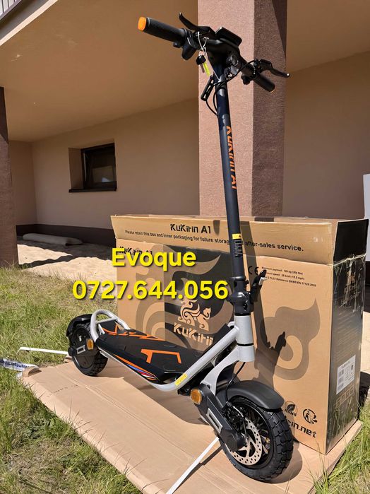 Kukirin A1 2025 800 WATI urca dealuri 50 km/h trotineta electrica NOUA