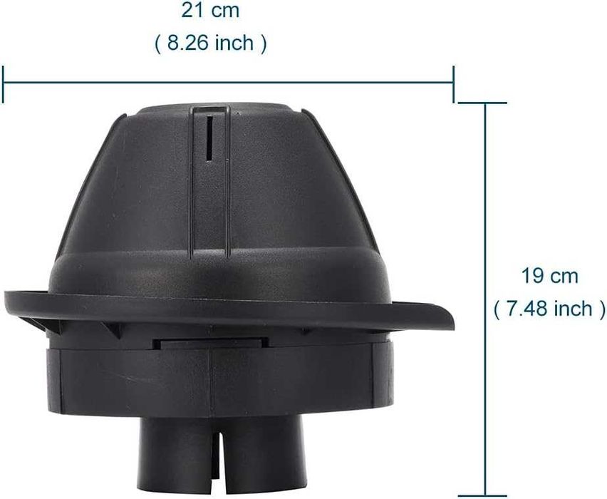 Cap snorkel mushroom 3 inch / 77mm