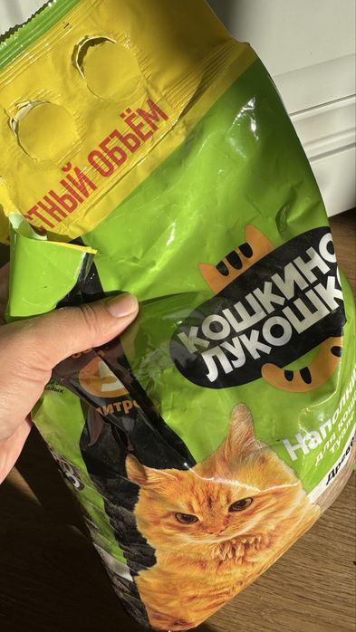 Наполнитель для кошачего лотка