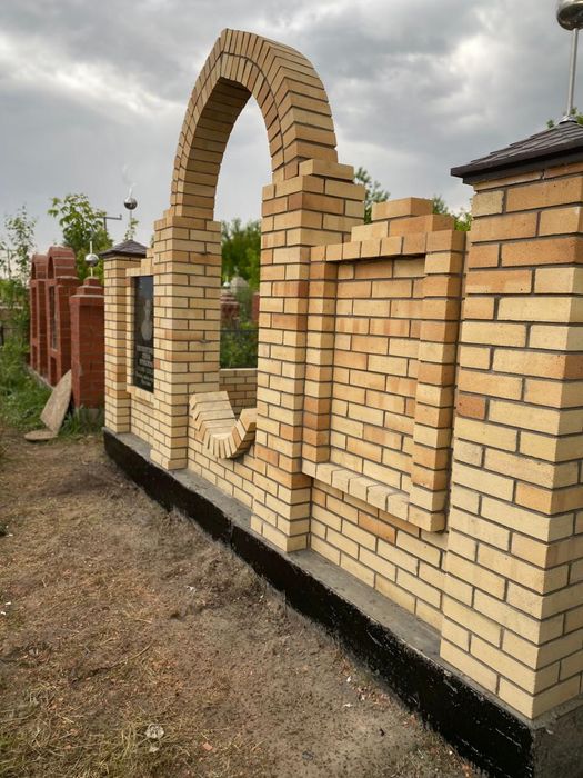 Коттедж мазар перегордка облицовка