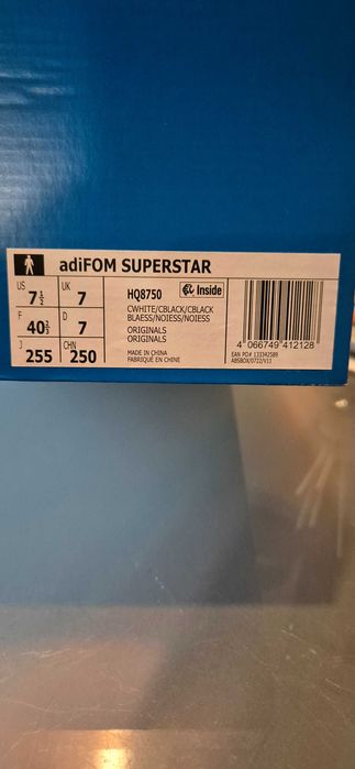 Adidas Adifom Superstar 40 и 2/3 размер