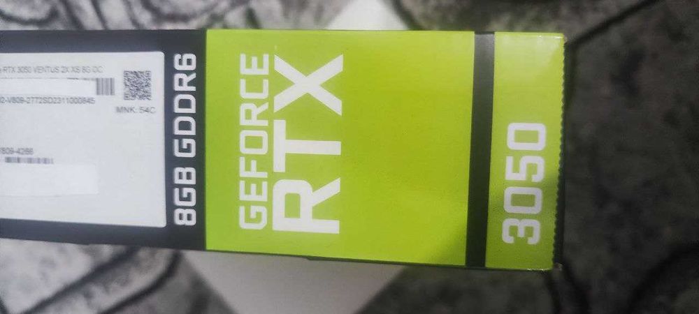Продается Видео карта msi rtx 3050 8gb ventus 2x xs