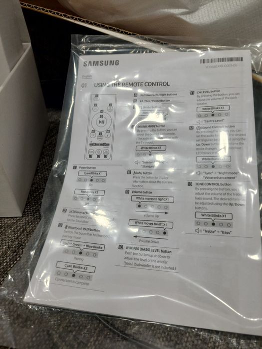 Soundbar Samsung C410 Nou 2.0 USB Wireless Bluetooth Optic Telecomandă