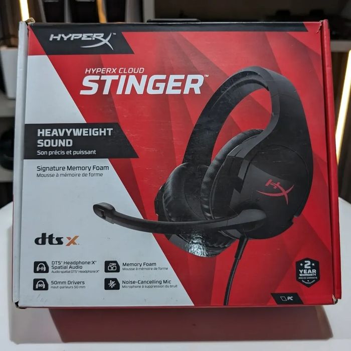 Оригинал! Hyperx Cloud Stinger Наушники/Гарнитура/50мм динамики