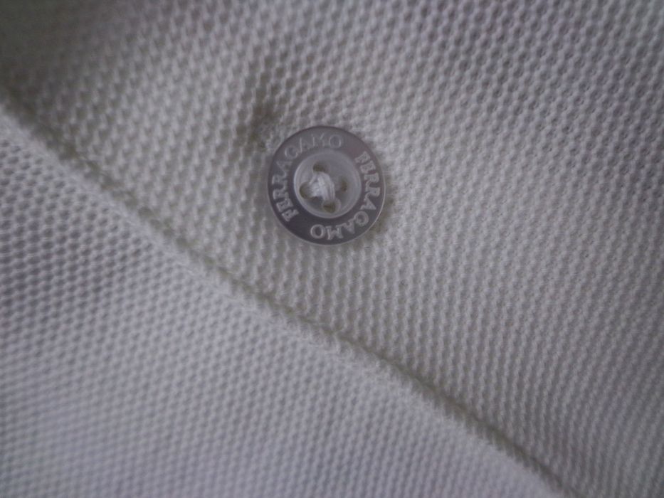 Мъжка поло тениска Ferragamo white Polo T shirts